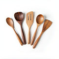 Walnut Wooden Cooking Utensil Set 5 Piece