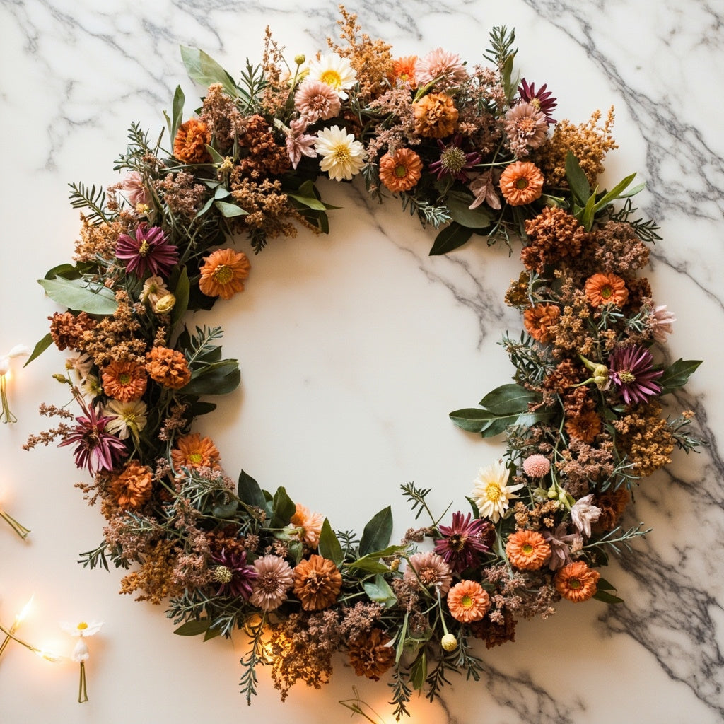Wooden Bead Garland Farmhouse Decor