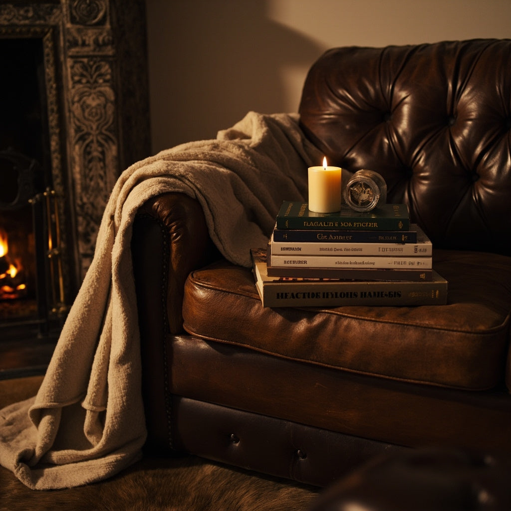 Wool Throw Blanket Woven Tasseled