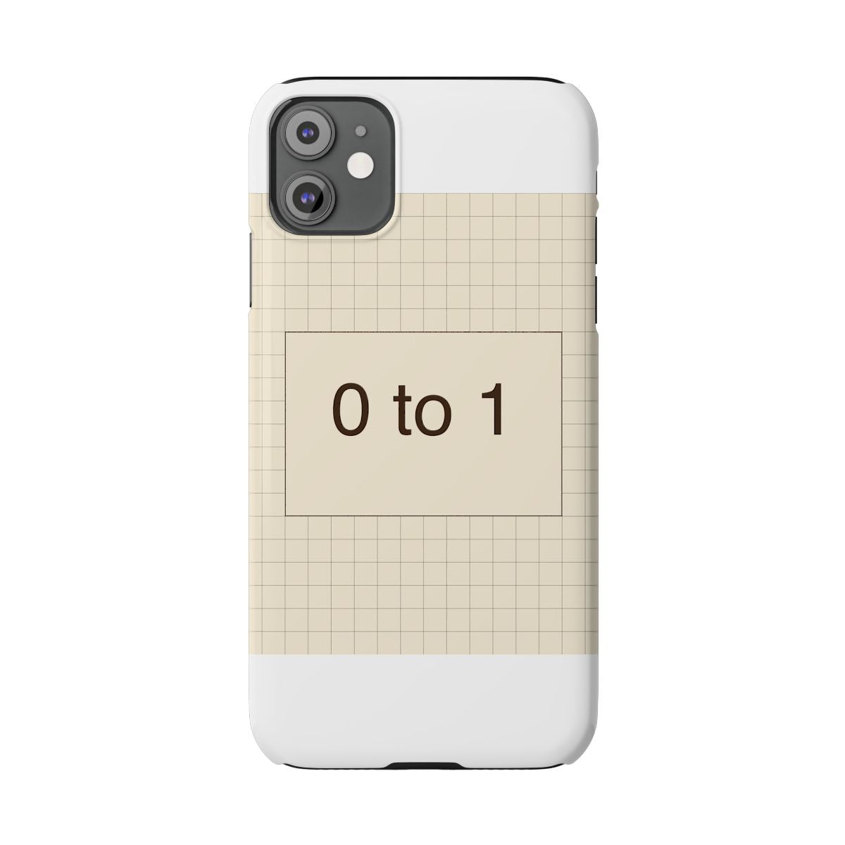 ZERO TO ONE - Slim Phone Case